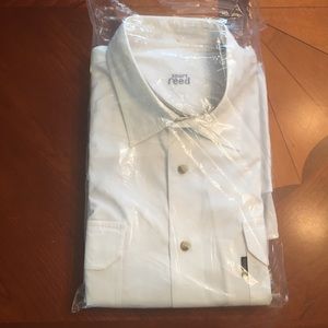 Sport Reed White Long Sleeve Dress Shirt